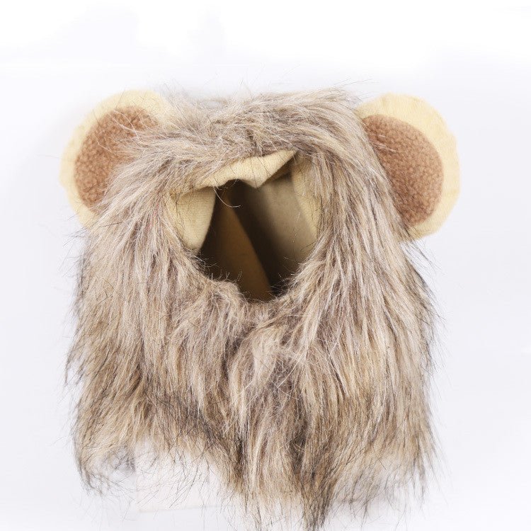 Ghost Lion Halloween Pet Costume Hat | Adorable Accessory