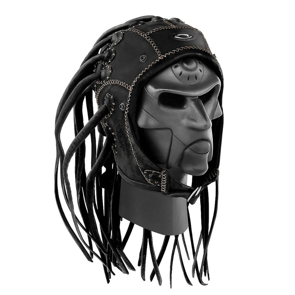 Halloween Latex Mask - Braid Design for Spooky Costumes