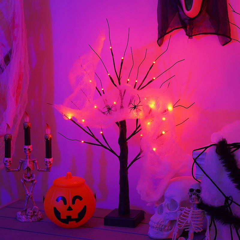 Halloween LED Tree Lights - USB/Battery Powered, Unique Decor