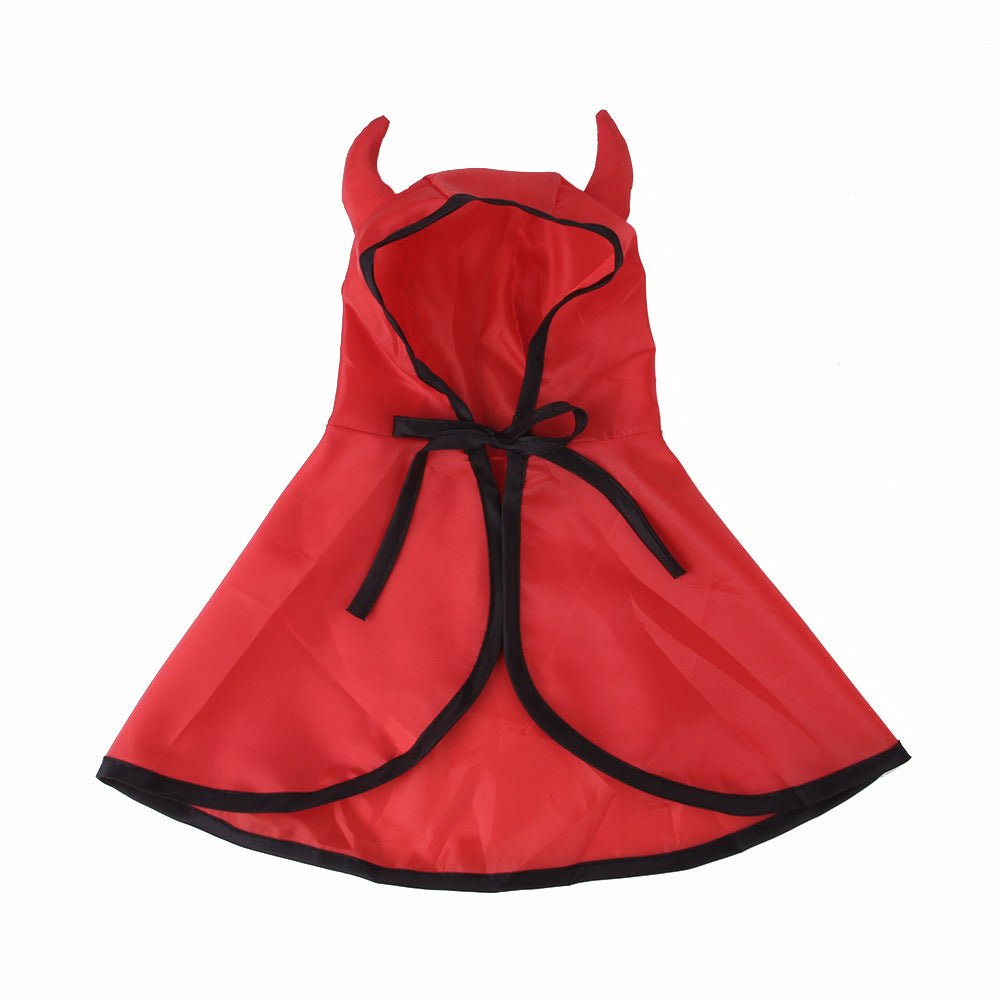 Adorable Pet Horn Cloak Cape Costume for Dogs & Cats