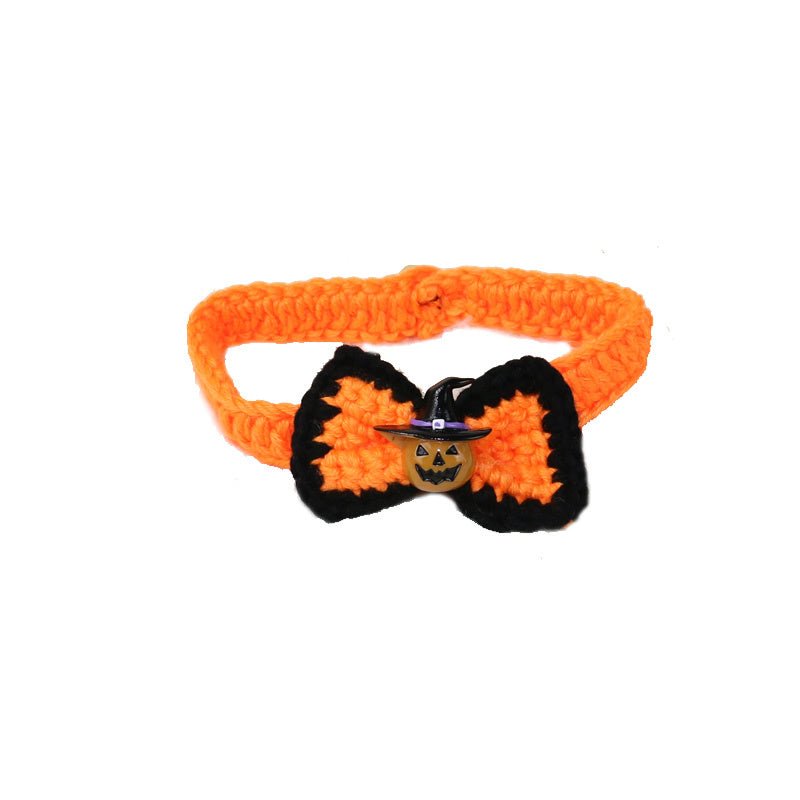 Spooky Season Pet Gear: Halloween Hat & Collar Set for Pets