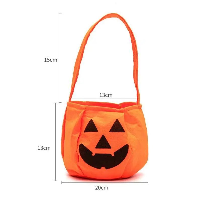 Cute Halloween Candy Bag for Kids - Lightweight, Adjustable Straps