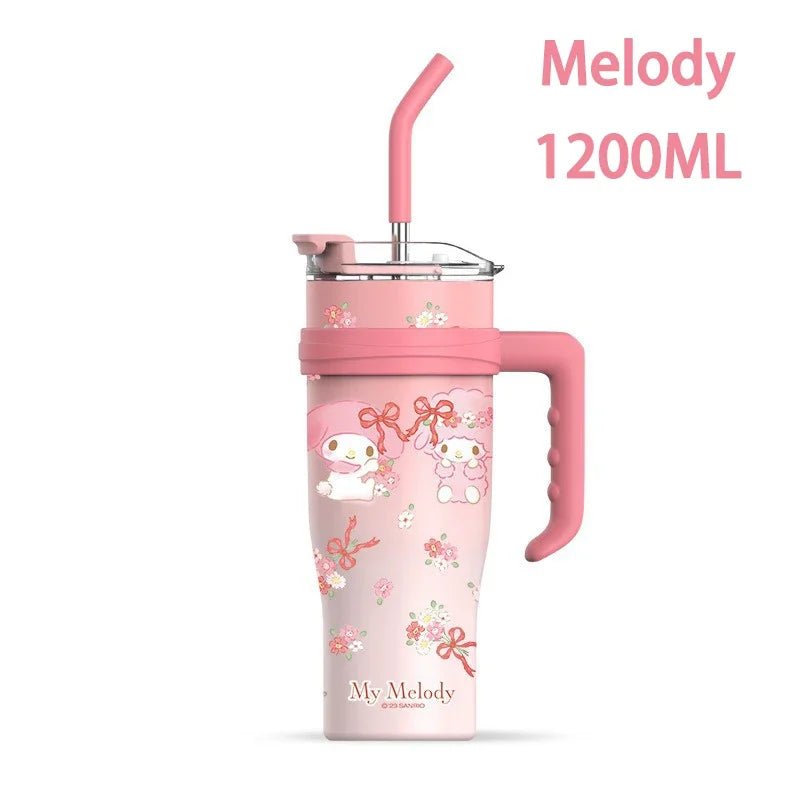 Hello Kitty 1200ml Hot And Cold Tumbler With Straw