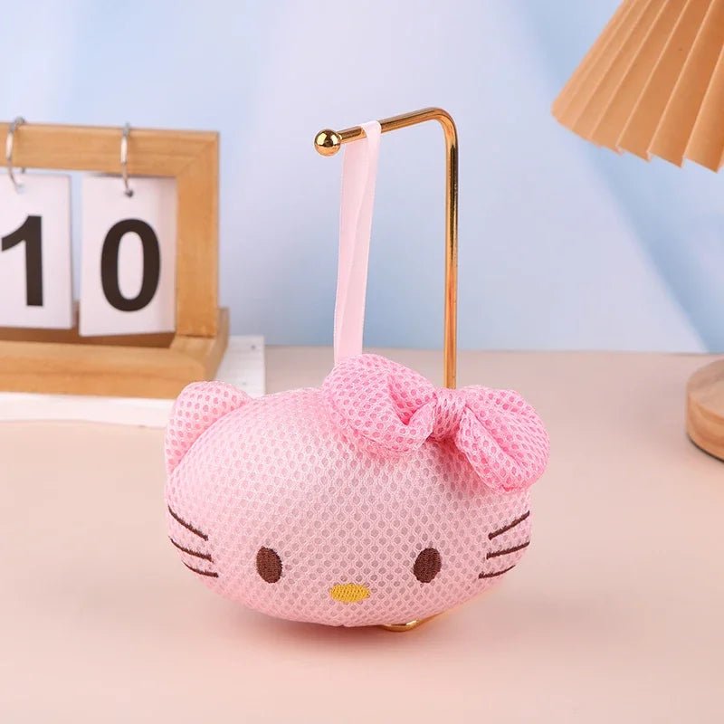 Hello Kitty Bath Brush - Soft Mesh - Gentle Cleansing
