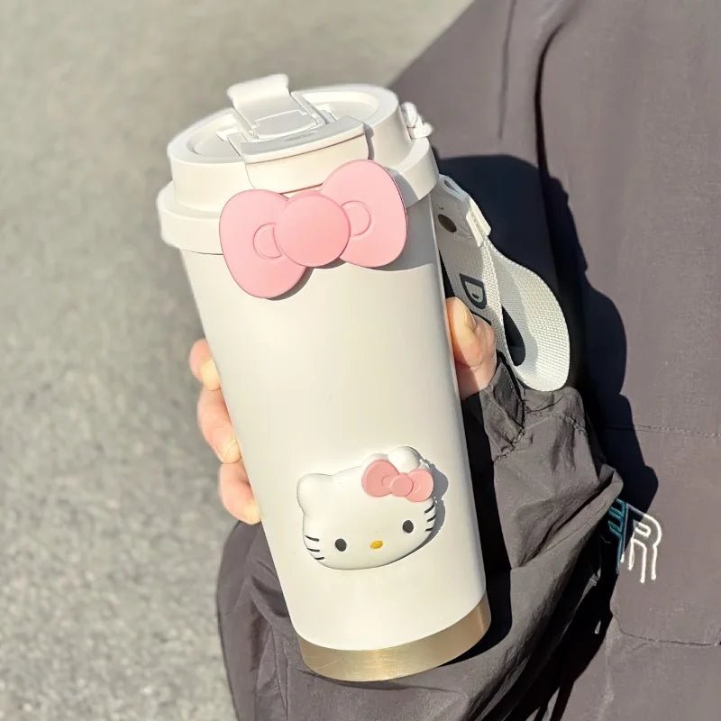 Hello Kitty Thermos 500ML - Cute Insulated Kids Bottle