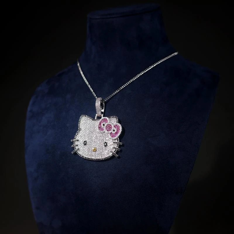 Adorable Character Pendant: Kawaii Hello Kitty Necklace