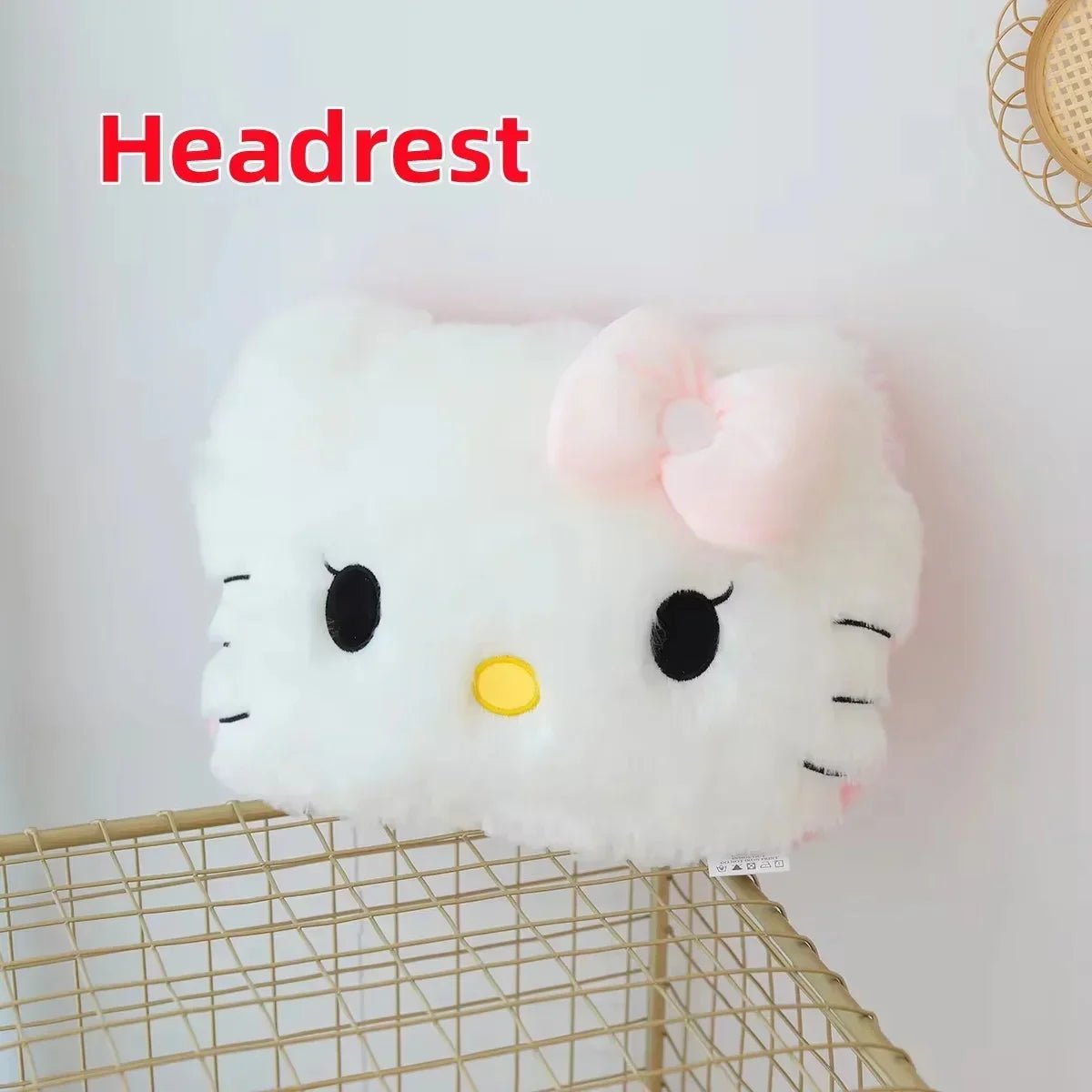 Hello Kitty Soft Plush Pillow - Adorable Back Cushion