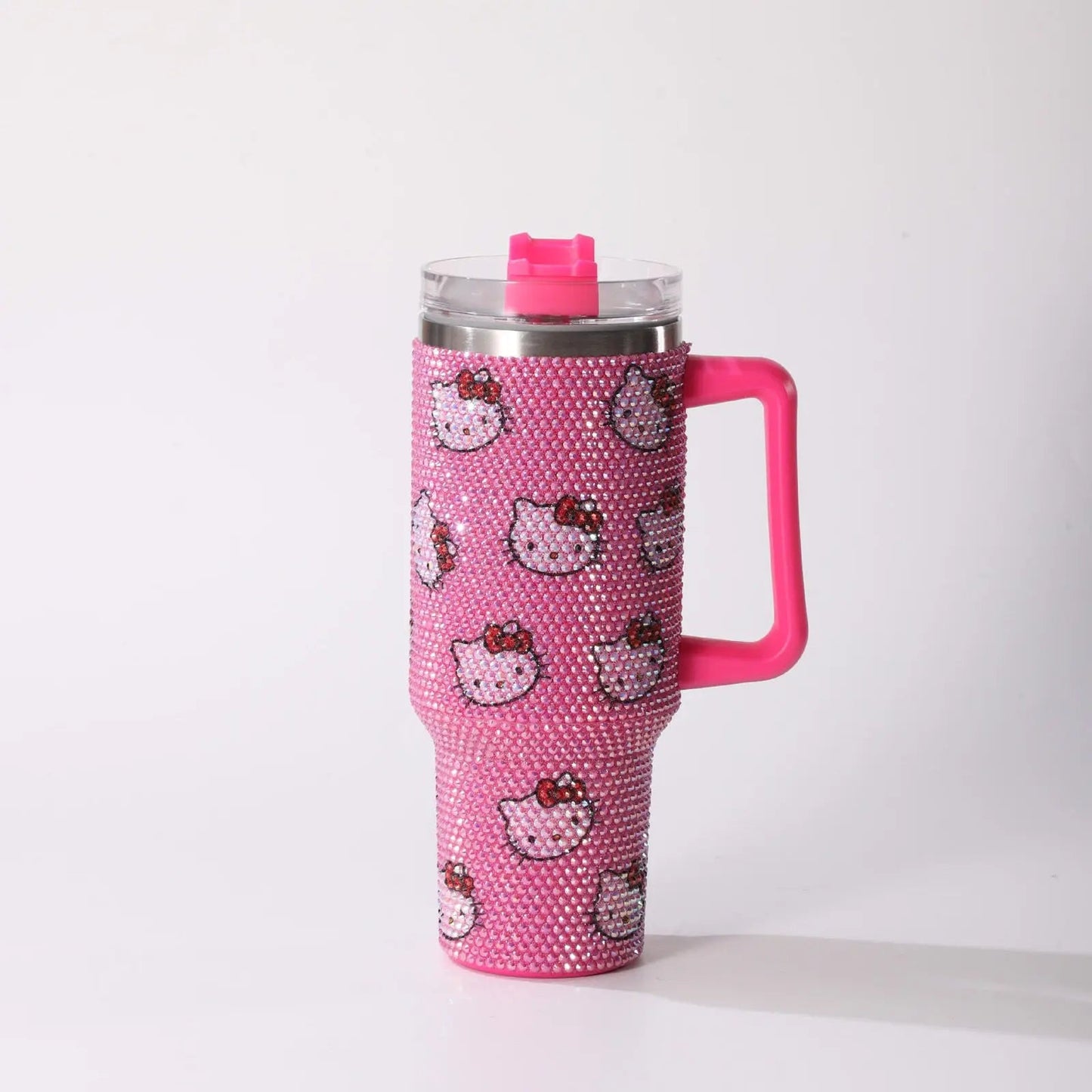 Hello Kitty Sparkling Insulated Cup, 16oz Vacuum Tumbler