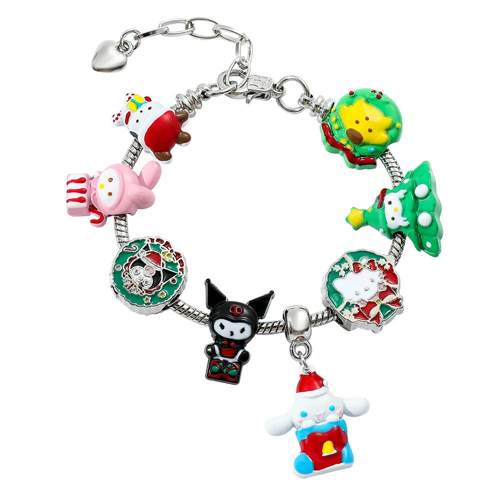 Hello Kitty Gold Plated Bracelet - Adorable Kawaii Charm