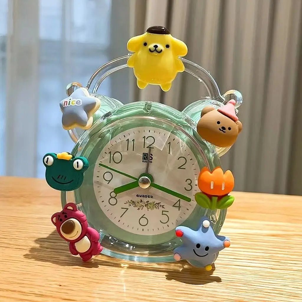 Hello Kitty Kawaii Silent Alarm Clock - Birthday Gift for Girls