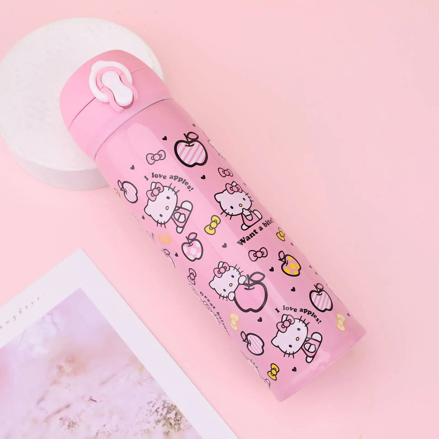 Hello Kitty Leak Proof Kids Cup - BPA-Free, Spring Straw