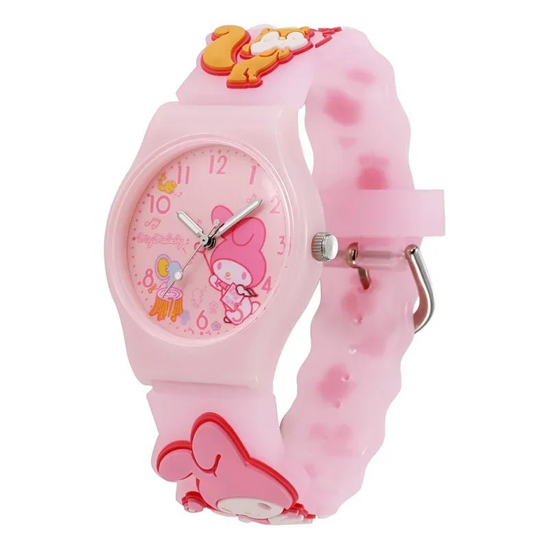 Hello Kitty Kids Watch - Waterproof Kuromi & Cinnamoroll Design
