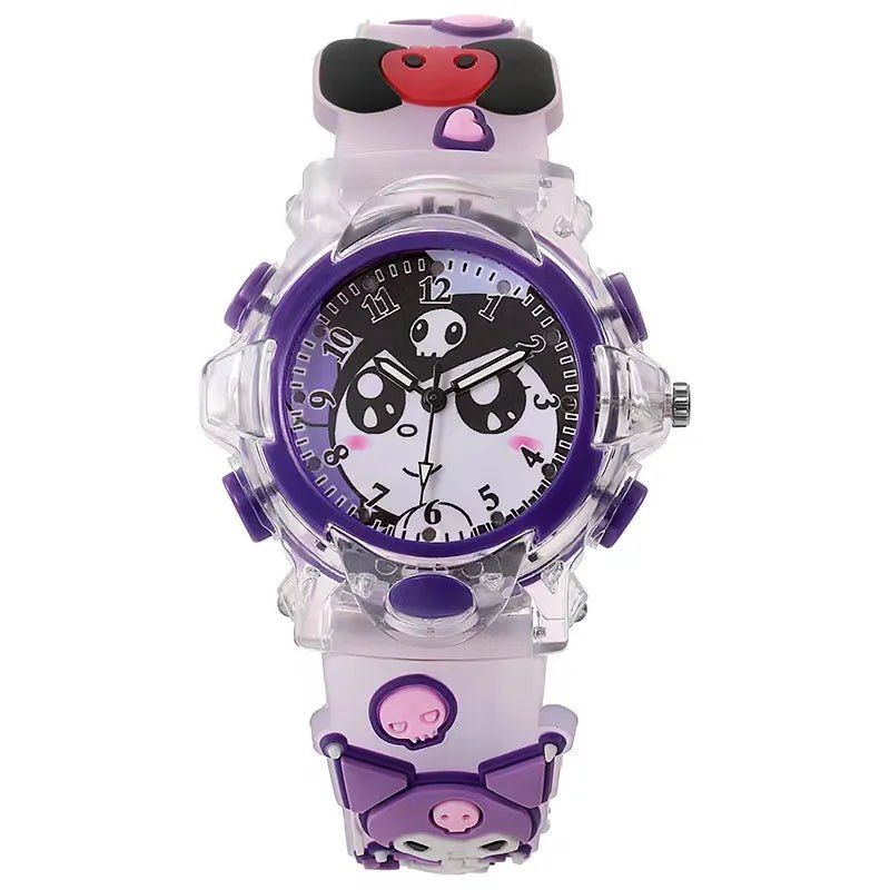 Luminous Kids Watch - Sanrio Hello Kitty, Kuromi Design