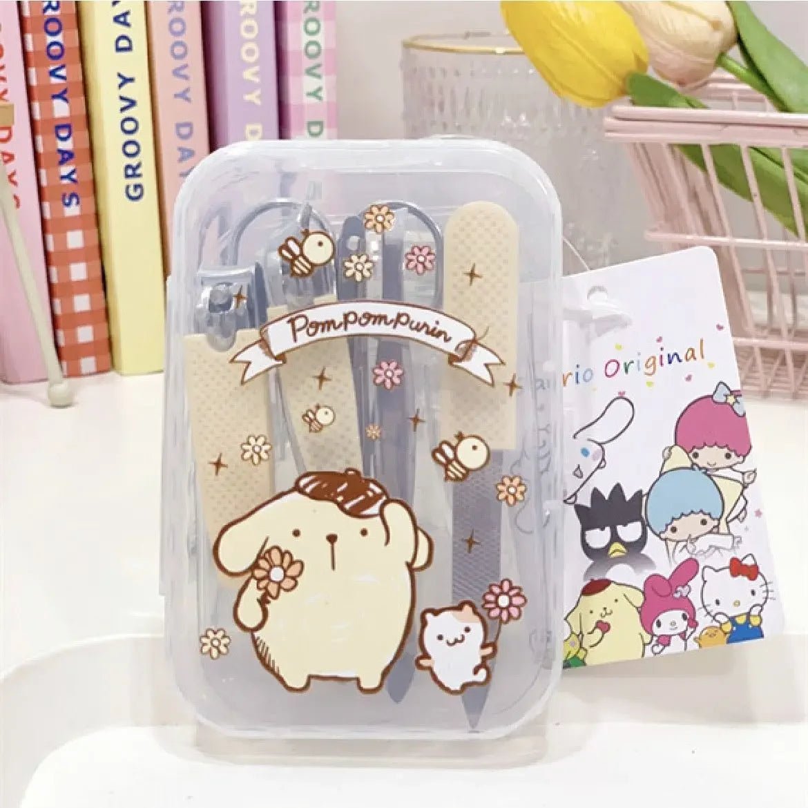 Hello Kitty Anime Nail Clippers 3-Piece Manicure Set