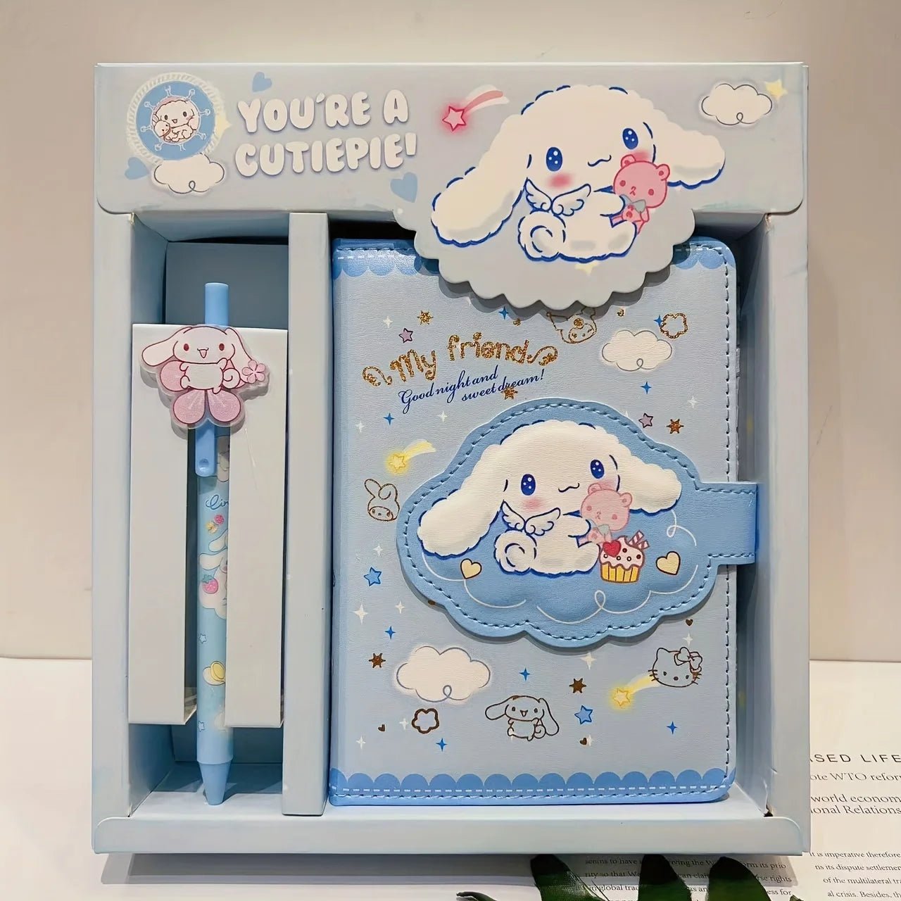 Hello Kitty Kuromi Notebook Set - Cute School Supplies