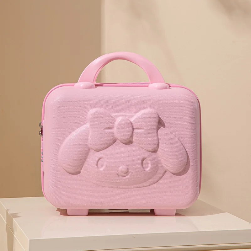 Hello Kitty Travel Cosmetic Case with Lock - Large Capacity