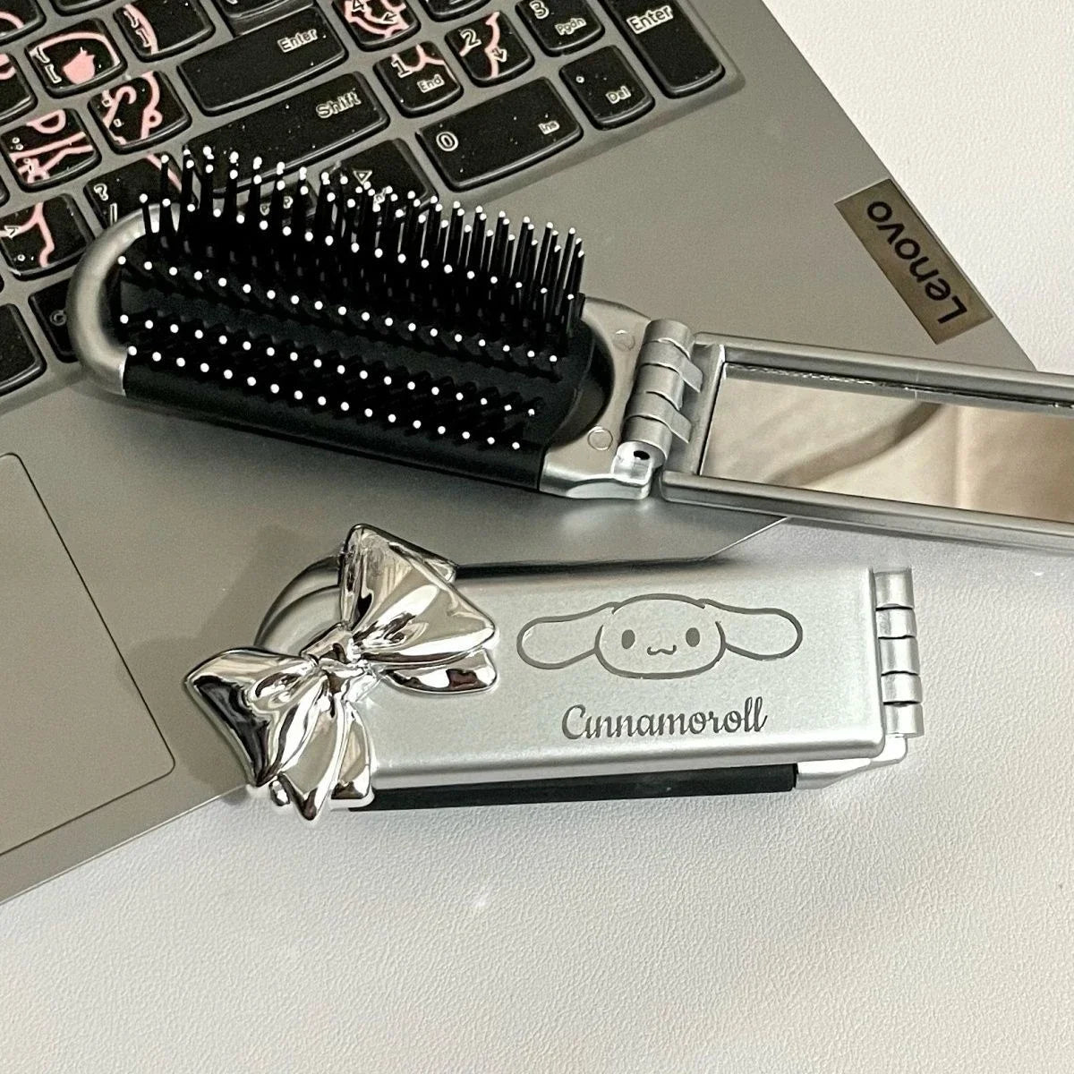 Hello Kitty Folding Comb And Mirror Set | Cute Sanrio Accessory