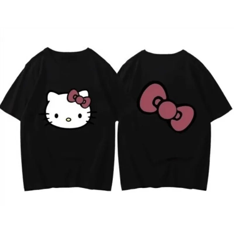 Hello Kitty Plus Size Cotton T-Shirt - Cute Relaxed Summer Tee