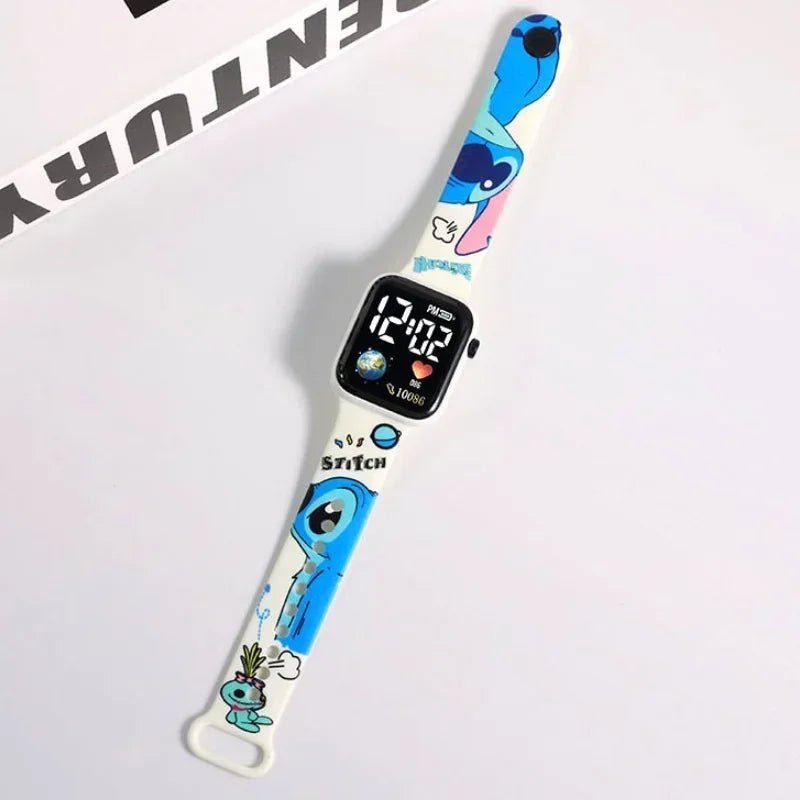 Hello Kitty Stitch Pikachu LED Electronic Watch - Cute Design