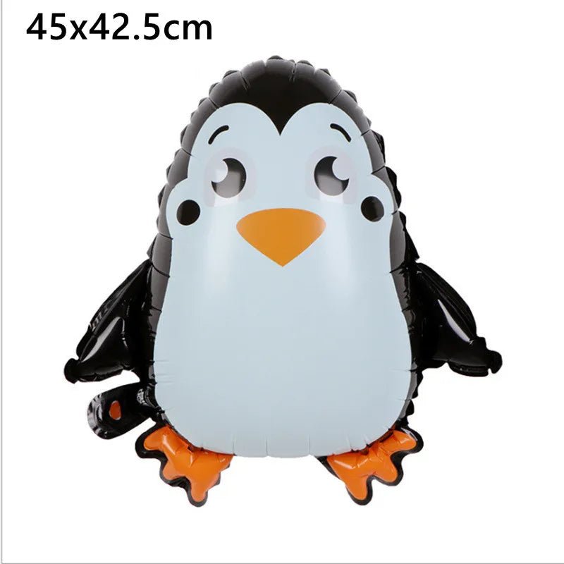 6-Piece Jungle Animal Balloons Set for Safari-Themed Parties