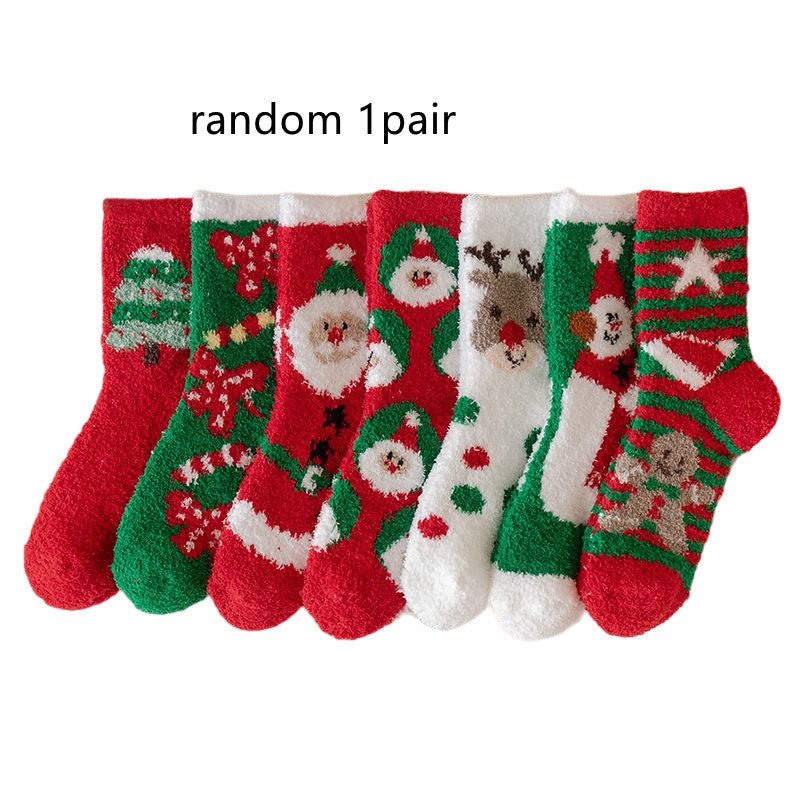 Kids Christmas Stockings - Warm Plush Coral Fleece Designs