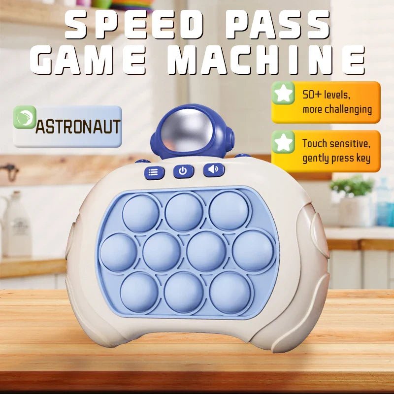 Kids Push Bubble Game - 10-Button Fun Toy for Attention