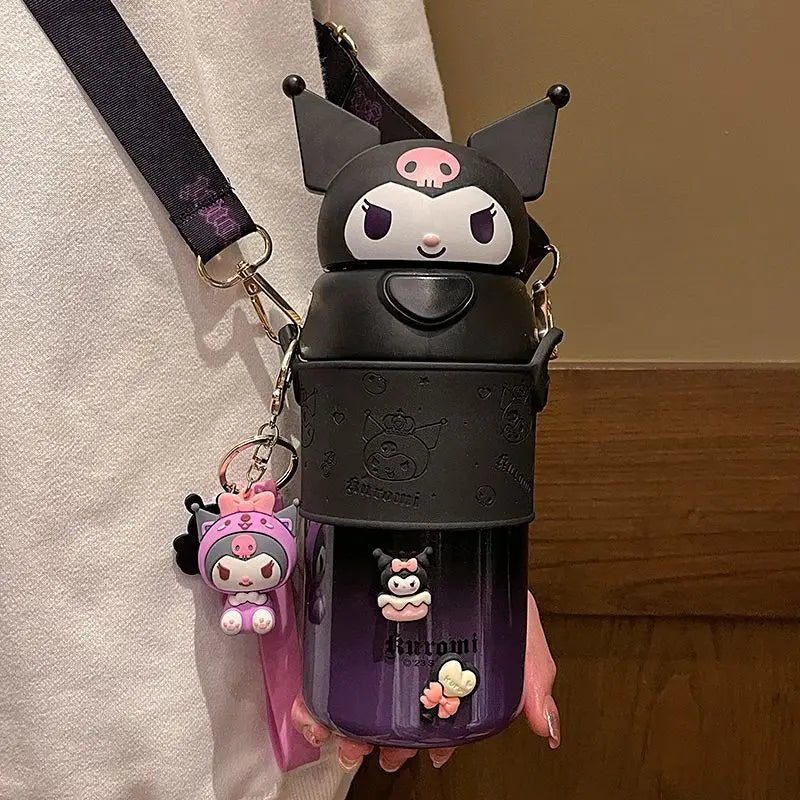 Kuromi Hello Kitty 560ml Stainless Steel Vacuum Flask