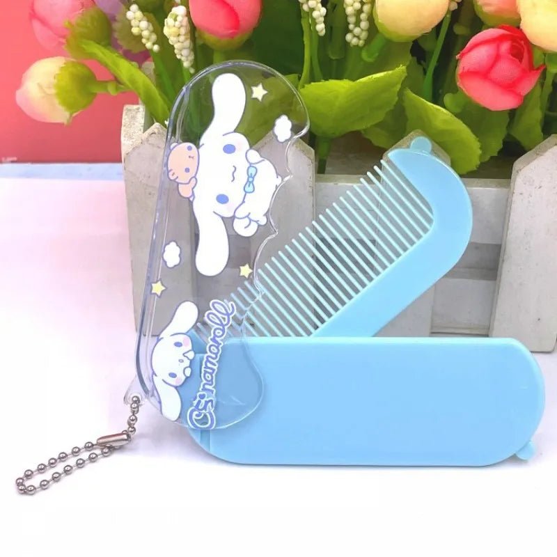 Hello Kitty Travel Mirror And Comb Set - Cute Compact Essentials
