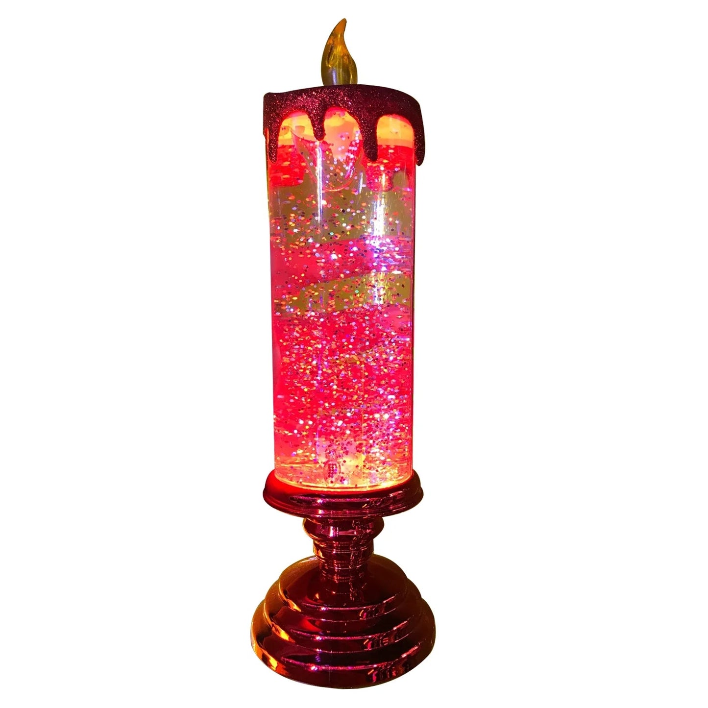 LED Christmas Candles – Glittery, Flameless, Colour-Changing
