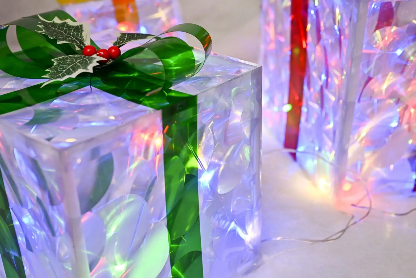LED Lighted Gift Boxes Set - Cake Pops Parties