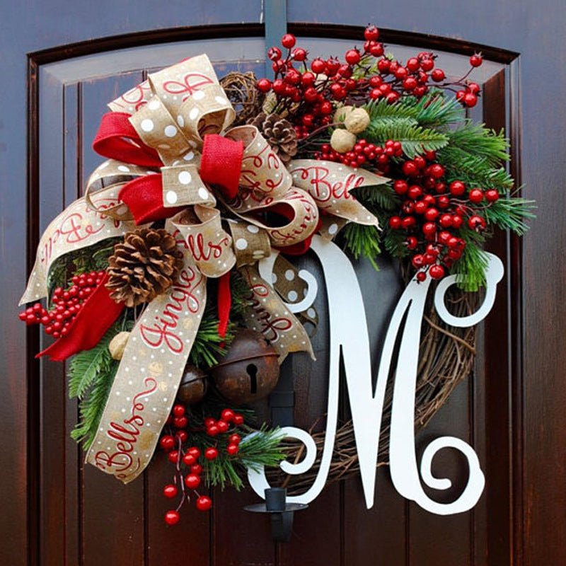 Luxurious Christmas PVC Wreath - Cake Pops Parties