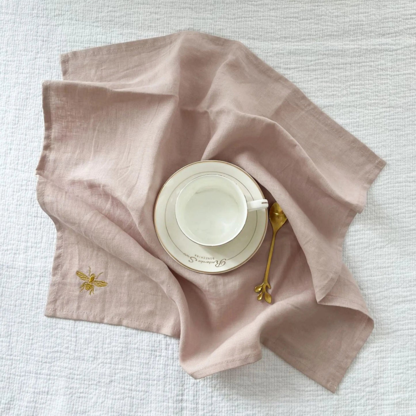 Luxury Dining Napkins Set - 100% Linen for Weddings & Events