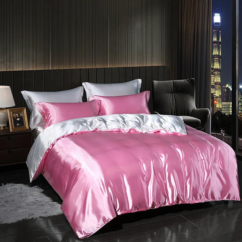 Luxury Satin Bedding Set - Silky Soft, Breathable & Sizes