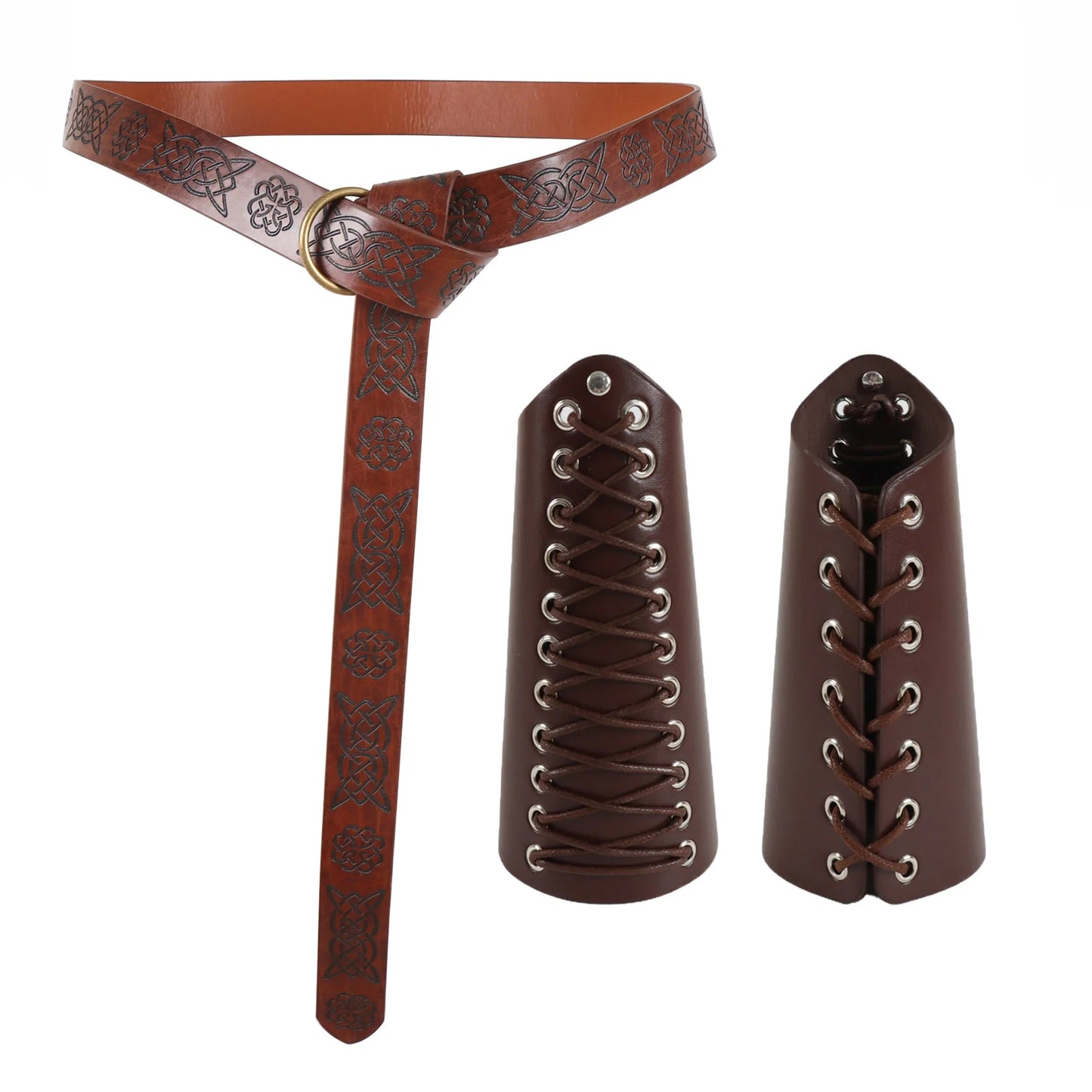 Medieval Knight Armor Gauntlet Set - 5 Cosplay Accessories