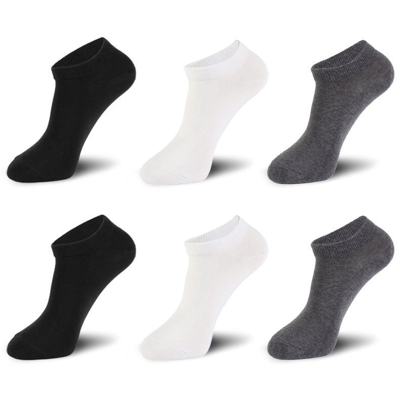 Men's Antibacterial Deodorant Socks - Cotton Comfort & Freshness