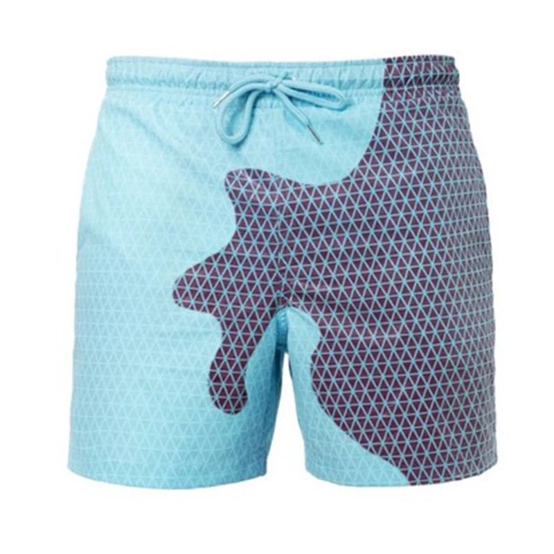 Color Changing Swim Shorts | Quick-Dry Water Reactive Trunks