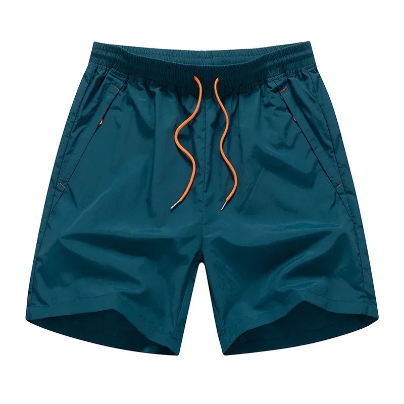 Quick Dry Swim Trunks with Zipper Pockets | Double Layer Design