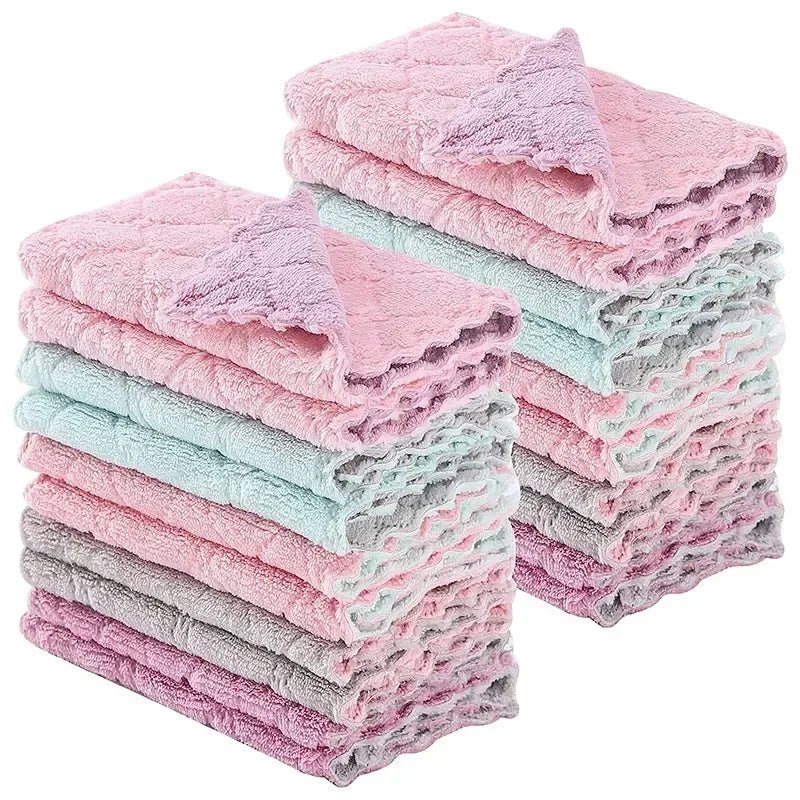 Microfiber Kitchen Towels - Quick-Drying, Odourless
