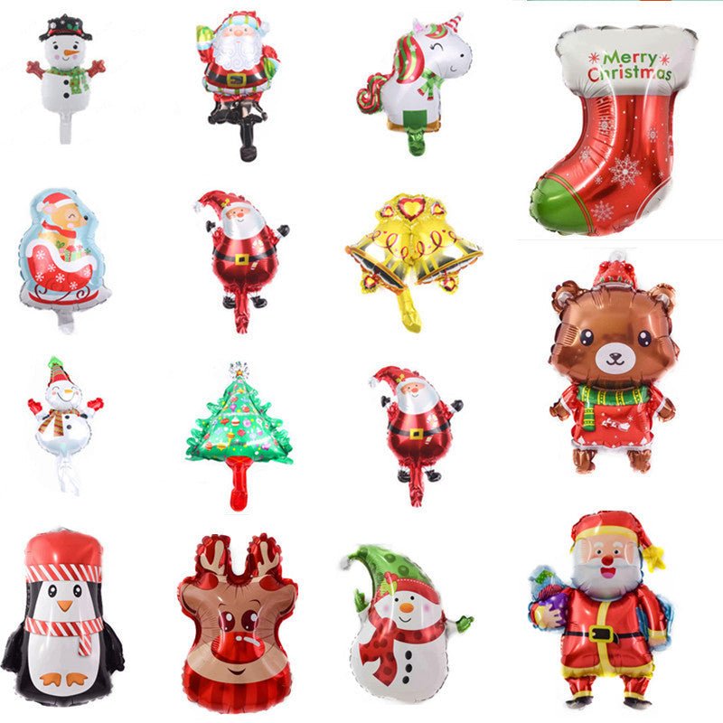 Mini Christmas Snowman Balloons - Cake Pops Parties