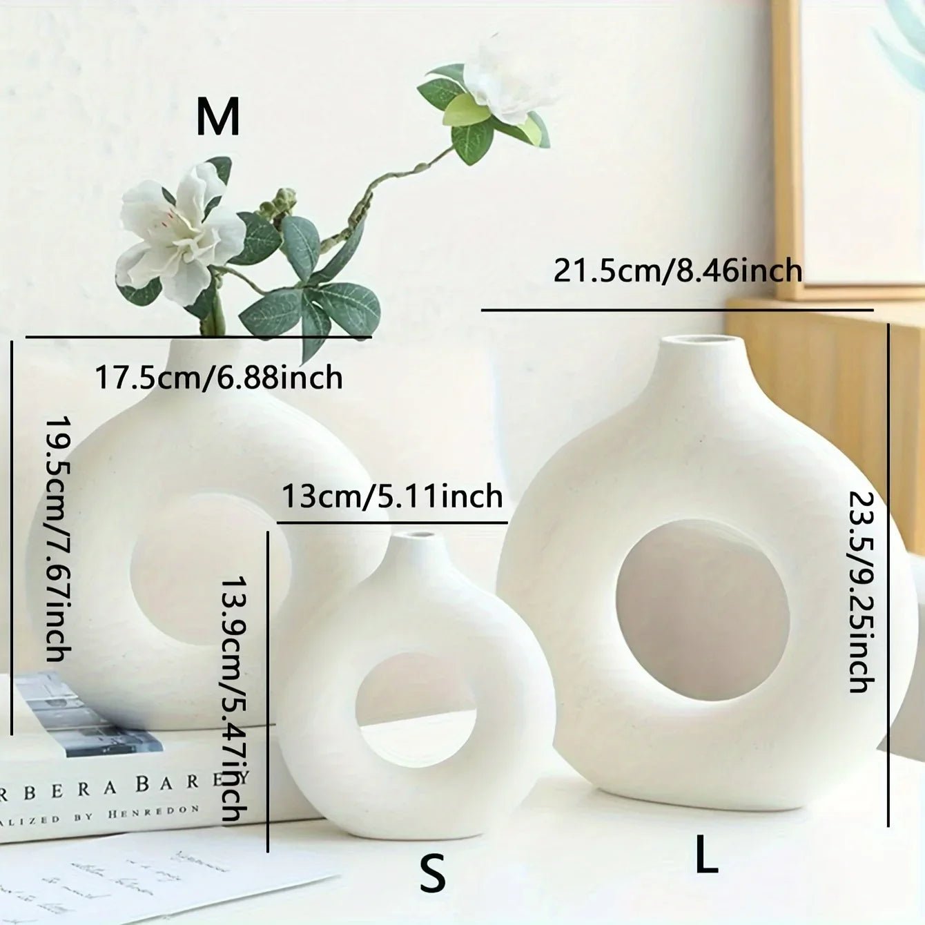 Modern Ceramic Donut Vase - Cake Pops Parties