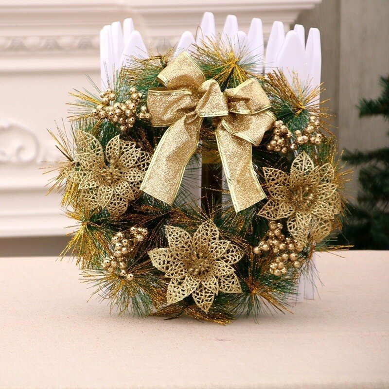 Vibrant Multicolor Christmas Ornament Garland - Foam Decor