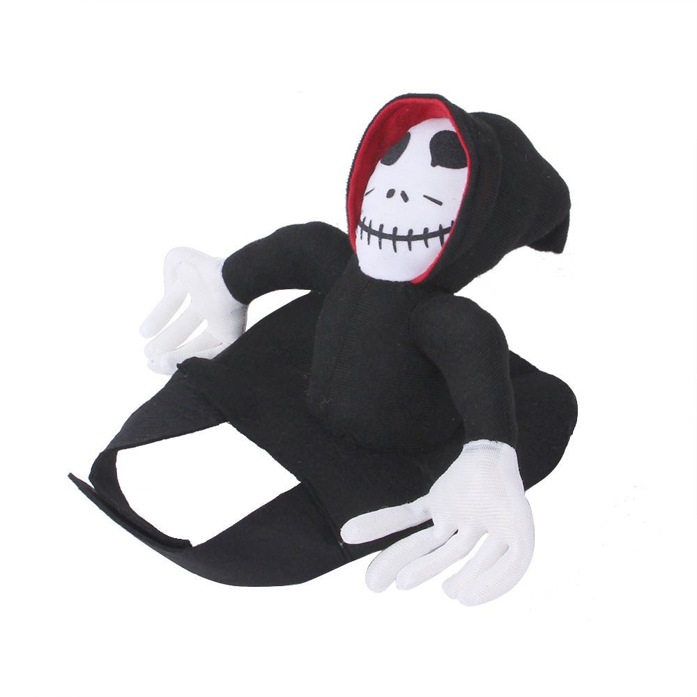 Funny Pet Costumes - Comfy Horror Mask For Dogs, Adjustable Design