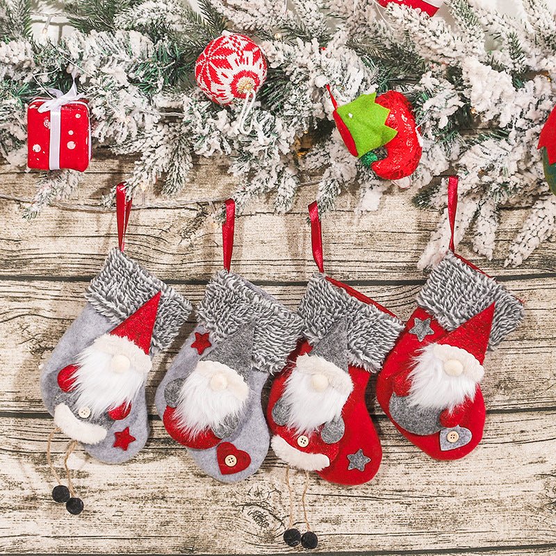 Luxurious Plush Christmas Pendant - 19x14cm Holiday Decor