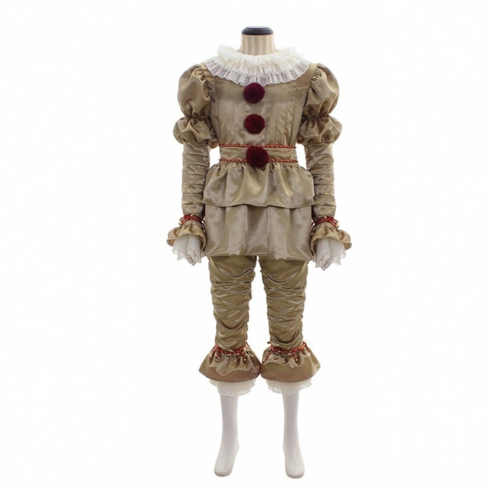 Adult Clown Costume Set - Complete Outfit with Accessories