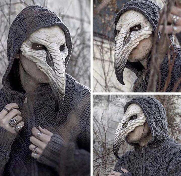 Punk Plague Mask - Edgy Latex Beak Design For Halloween