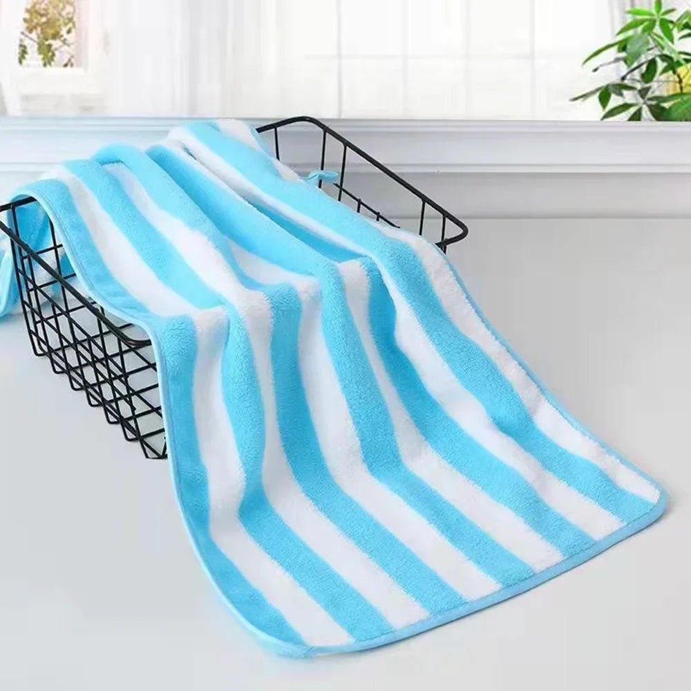 2-Piece Soft Microfiber Towels – Quick Dry, Fluffy Comfort