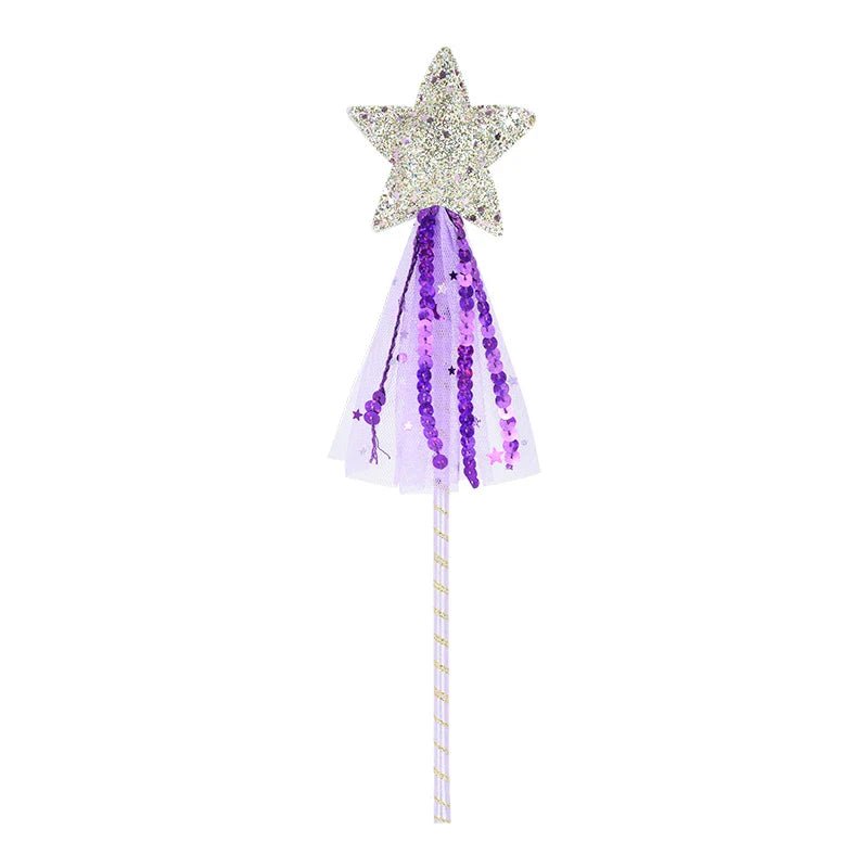 Rainbow Fairy Wings Set for Girls - Tutu Skirt & Wand