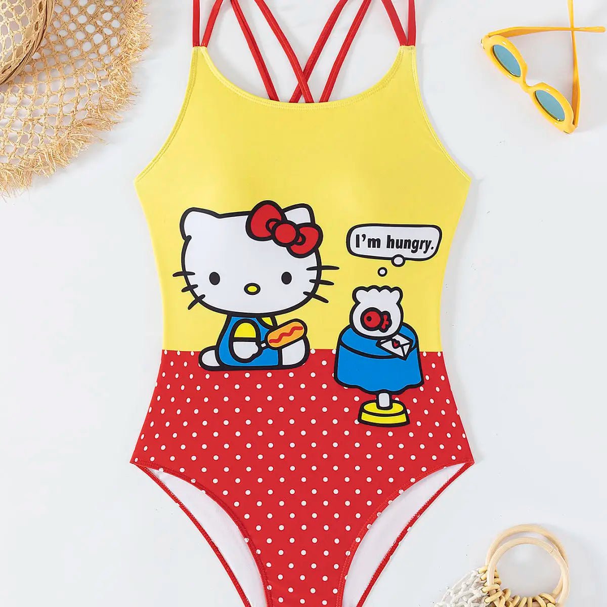 Hello Kitty Swimsuit for Girls | Cute One-Piece Swimwear