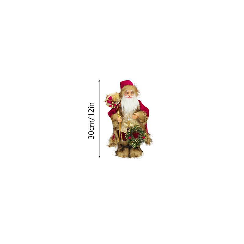 Santa Doll Tree Decoration - 3 Sizes for Holiday Cheer