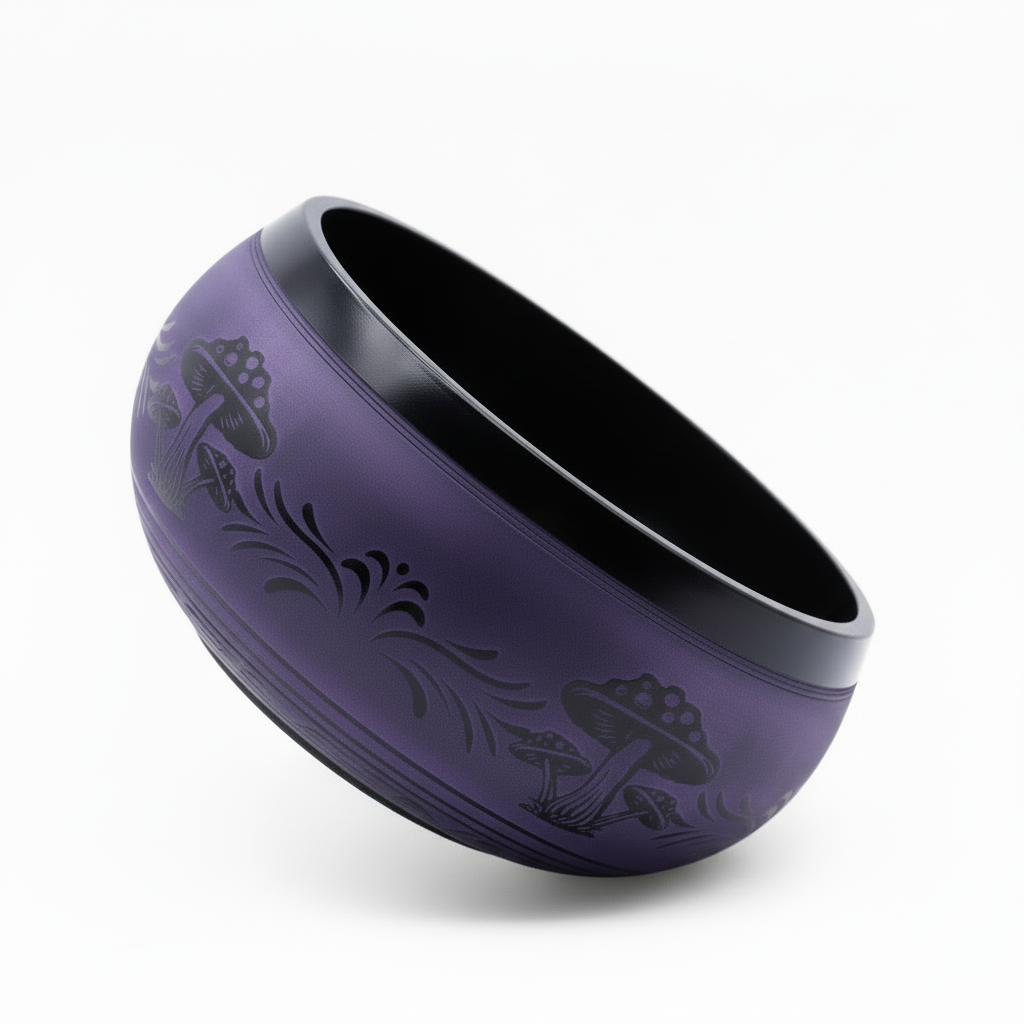 Side profile view
